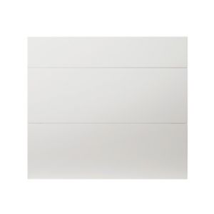Image of GoodHome Alisma High gloss white slab Drawer front (W)800mm Pack of 3