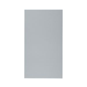 Image of GoodHome Alisma High gloss grey slab Highline Cabinet door (W)400mm