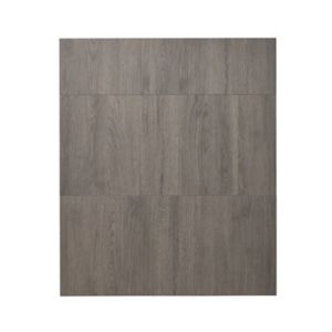 Image of GoodHome Chia Grey oak effect slab Drawer front (W)600mm Pack of 3