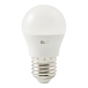 Image of Diall E27 6W 470lm Mini globe Warm white LED Light bulb