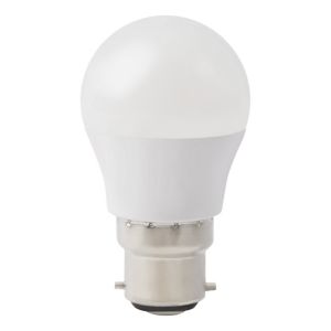 Image of Diall B22 6W 470lm Mini globe Warm white LED Light bulb