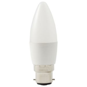 Image of Diall B22 5W 470lm Candle Warm white LED Light bulb