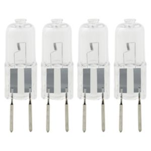 Image of Diall GY6.35 25W Capsule Warm white Halogen Dimmable Light bulb Pack of 4