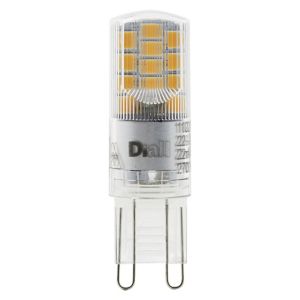 Image of Diall G9 2W 300lm Capsule Warm white LED Light bulb Pack of 2