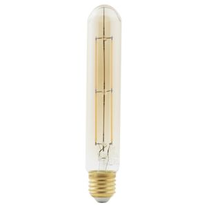 Image of Diall E27 6W 470lm Tube Amber LED Filament Light bulb