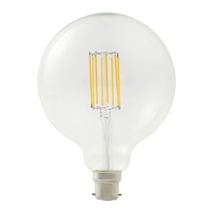 Image of Diall B22 13W 1521lm Globe Warm white LED Dimmable Filament Light bulb