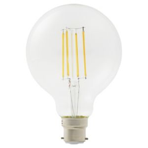 Image of Diall B22 8W 1055lm Globe Warm white LED Filament Light bulb