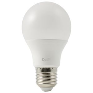 Image of Diall E27 7W 470lm GLS Neutral white LED Light bulb