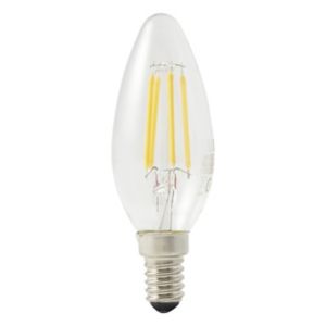 Image of Diall E14 4W 470lm Candle Warm white LED Light bulb