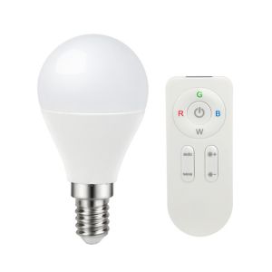 Image of Diall E14 5W 470lm Mini globe RGB & warm white LED Dimmable Light bulb