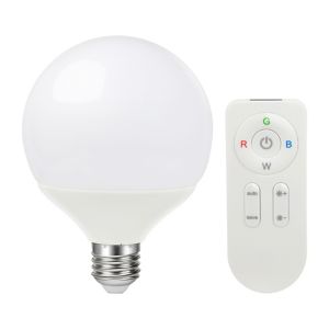 Image of Diall E27 10W 806lm Globe RGB & warm white LED Dimmable Light bulb