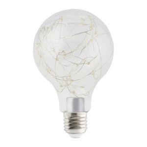 Image of Diall E27 1W 10lm GLS Cool white LED Filament Light bulb