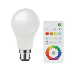 Image of Diall B22 LED Cool white RGB & warm white GLS Dimmable Smart Light bulb