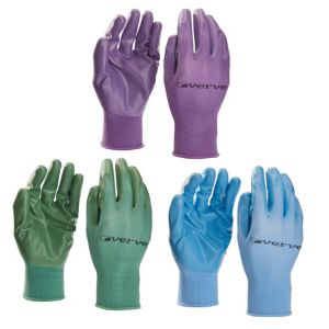 Image of Verve Nylon Green blue & purple Gardening gloves Medium