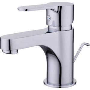 Image of GoodHome Arsuz 1 lever Chrome-plated Contemporary Basin Mono mixer Tap