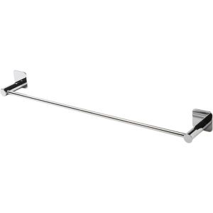 Image of GoodHome Koros Wall-mounted Silver effect Chrome-plated Towel rail (W)623mm