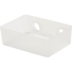 Image of GoodHome Koros Plastic White Basket