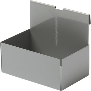 Image of GoodHome Amantea Stainless steel Grey Box