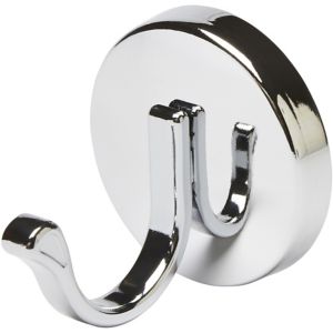 Image of GoodHome Ormara Chrome-plated Hook (H)60mm