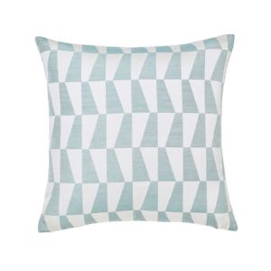 Image of Lindi Geometric Green & white Cushion