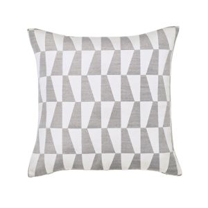 Image of Lindi Geometric Grey & white Cushion