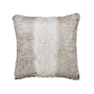 Image of Lolite Faux fur Grey Cushion