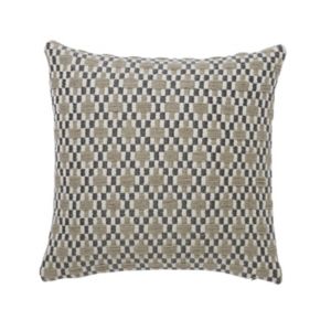 Image of Chennai Basket weave rug Grey Cushion