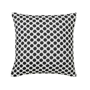 Image of Larinar Spotted Black & white Cushion