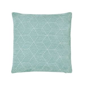 Image of Opale Geometric Blue Cushion