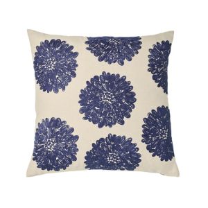 Image of Jade Floral Blue & white Cushion