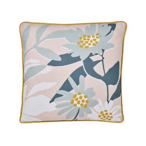 Image of Cabochon Floral Multicolour Cushion