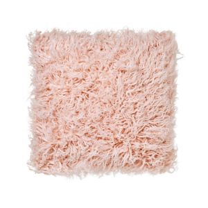 Image of Joyau Faux fur Pink Cushion