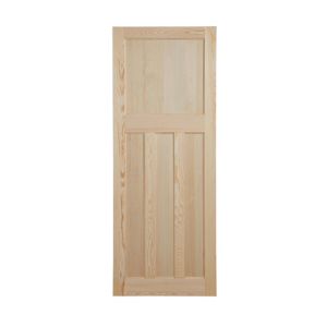 Image of 4 panel Traditional Clear pine LH & RH Internal Door (H)1981mm (W)610mm