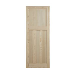 Image of 4 panel Traditional Clear pine LH & RH Internal Door (H)1981mm (W)686mm