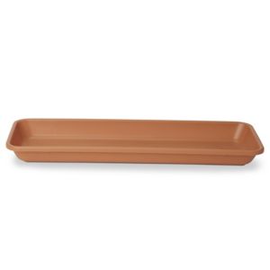 Image of Blooma Florus Terracotta Bell trough Saucer (Dia)17cm