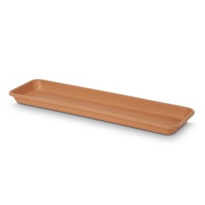 Image of Blooma Florus Brown Bell trough Saucer (Dia)25cm