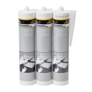 Image of Diall Solvent-free Acrylic-based White Grab adhesive 930ml Pack of 3
