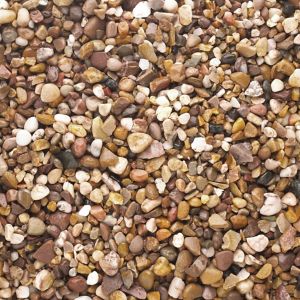 Image of Blooma Naturally rounded Brown Decorative stones Large 22.5kg Bag