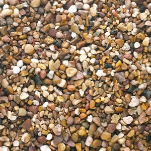 Image of B&Q Naturally rounded Brown Decorative stones Bulk Bag