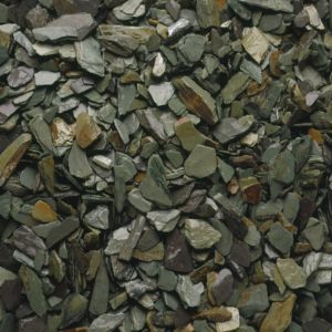 Image of Blooma Green 20mm Slate Decorative chippings Bulk 790kg Bag