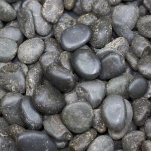 Image of Blooma Black Stone Pebbles 5kg Bag
