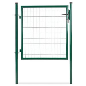 Blooma Steel Round Post Wire Gate, (H)1M (W)1M Dark Green