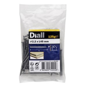 Image of Diall Round wire nail (L)45mm (Dia)2.2mm 100g Pack