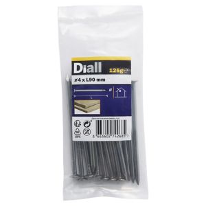 Image of Diall Round wire nail (L)90mm (Dia)4mm 100g Pack