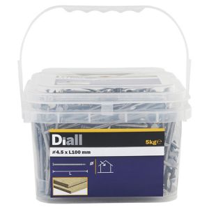 Image of Diall Round wire nail (L)100mm (Dia)4.5mm 5kg Pack