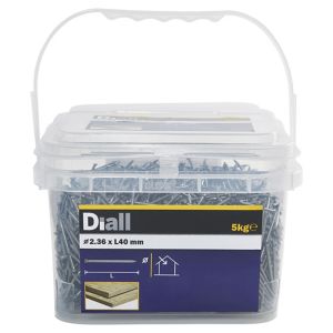 Image of Diall Lost head nail (L)40mm (Dia)2.36mm 5kg Pack