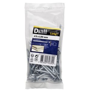 Image of Diall Clout nail (L)50mm (Dia)3mm 120g Pack