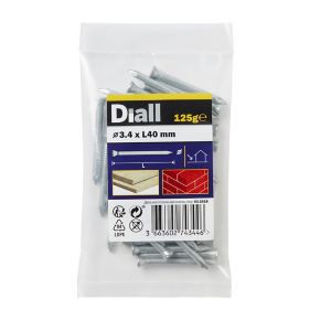 Image of Diall Masonry nail (L)40mm (Dia)3.4mm 120g Pack
