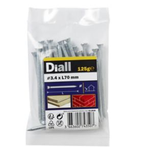 Image of Diall Masonry nail (L)70mm (Dia)3.4mm 120g Pack