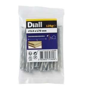 Image of Diall Twisted nail (L)70mm (Dia)3.4mm 120g Pack